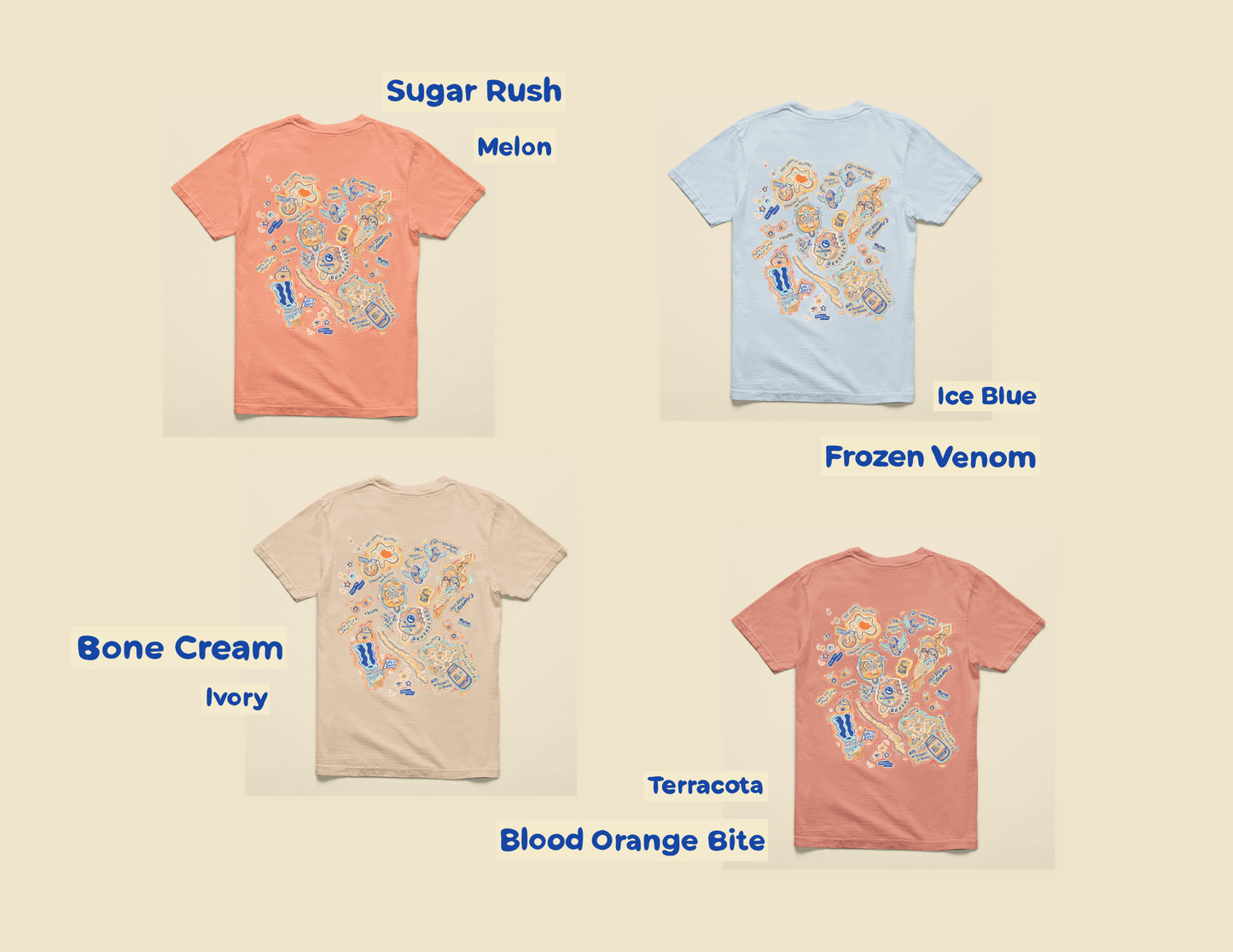 Ingredients of Fate | Full Color Graphic Tshirt