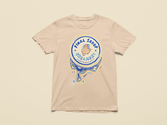 Final Scoop Creamery DRIP Logo | Full Color Graphic Tshirt
