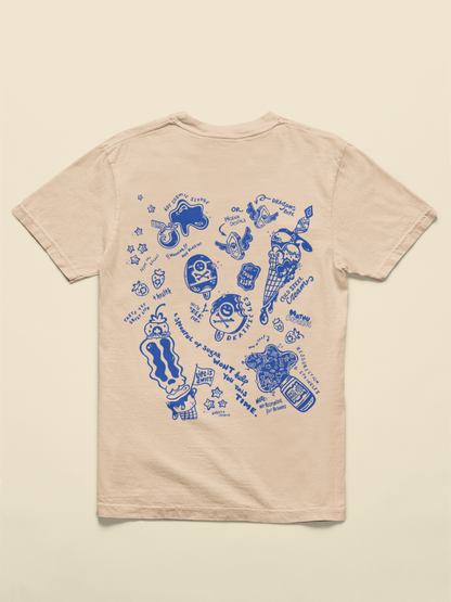 Ingredients of Fate | (Single Color) Fantasy Ice Cream Graphic Tee – 100% Cotton Unisex Shirt