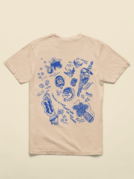 Ingredients of Fate | (Single Color) Fantasy Ice Cream Graphic Tee – 100% Cotton Unisex Shirt